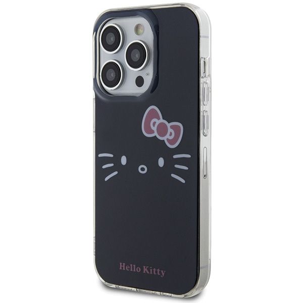 Etui Hello Kitty do iPhone 15 Pro, Czarny zdjęcie 2