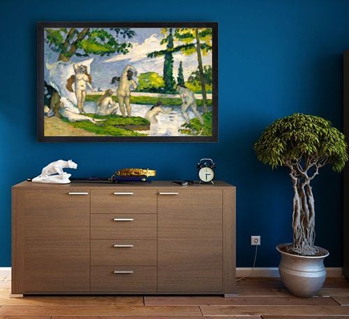 Bathers, Paul Cézanne - plakat 80x60 cm na Arena.pl