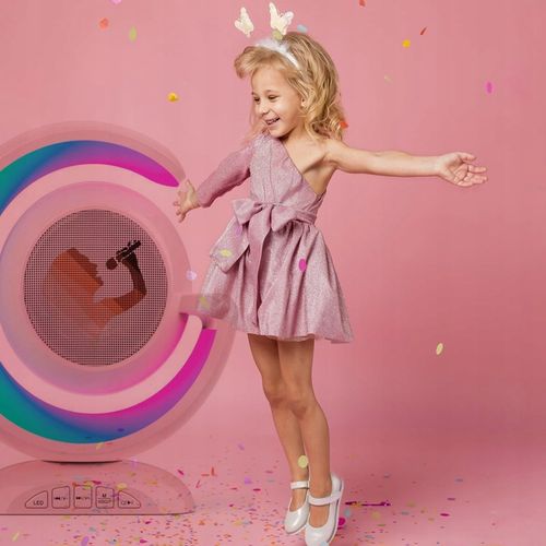 Bezprzewodowy Zestaw do Karaoke Głośnik Bluetooth + 2 Mikrofony dla Dzieci na Arena.pl