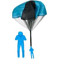 SPADOCHRONIARZ LATAJĄCY FIGURKA ZABAWKA 50CM NIEBIESKI