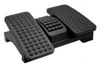 Podnóżek biurowy regulowany niezależne platformy z masażerem