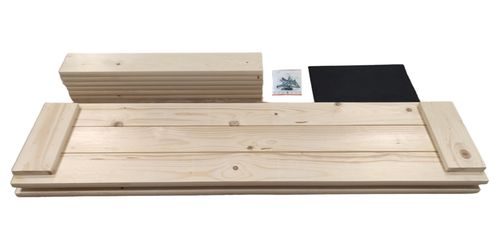 WARZYWNIAK ZIELNIK SKRZYNIA NA WARZYWA INSPEKT DREWNIANY 80x120 WYSOKI 27cm na Arena.pl