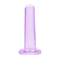 realrock crystal clear model z przyssawką 13,5 cm - przezroczysty