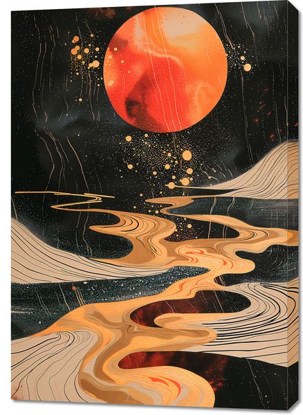 Obraz 70x100cm Planetarny Taniec zdjęcie 1