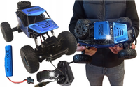 Samochód MONSTER BIG METAL BLUE Zdalnie Sterowany Dla Dzieci Autko Pilot RC