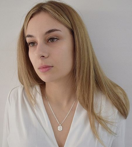 Łańcuszek Srebrny Gucci 2,60 mm z Medalikiem pr 925 Grawer Gratis na Arena.pl