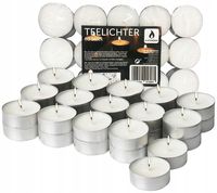 Niemieckie świeczki tealight. Podgrzewacze bezzapachowe 60 sztuk