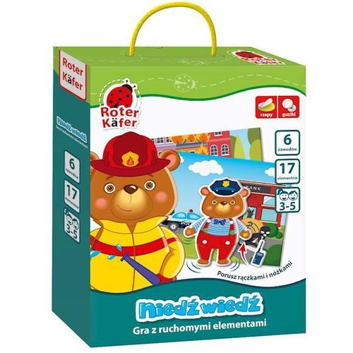 Gra Z Ruchomymi Elementami Edukacyjna Niedźwiedź Dla Dzieci Rk1040-05 na Arena.pl