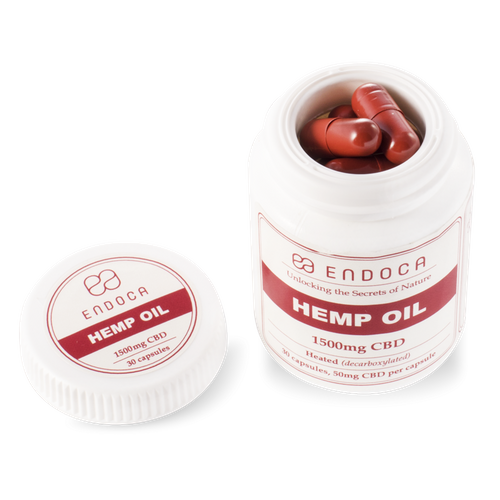 Kapsułki Konopne CBD 15% (1500mg) - ENDOCA na Arena.pl
