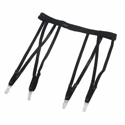 subblime body z paskiem do pończoch czarne s/m - elegancki model na Arena.pl