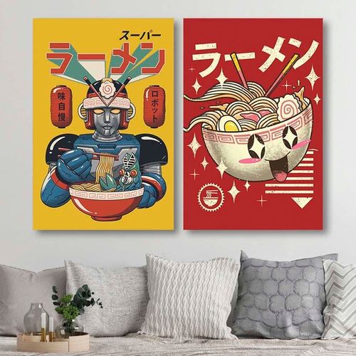 Plakat, Jedzący robot anime 40x60 na Arena.pl