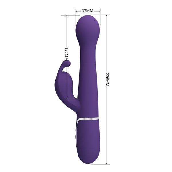 Pretty Love - Dejon Dark Purple, 7 Vibration Functions 4 Thrusting Settings zdjęcie 9