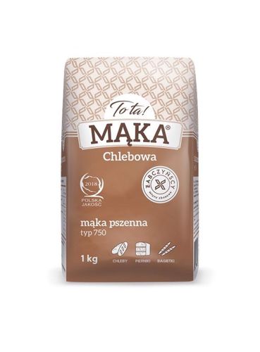 To ta! Mąka pszenna chlebowa typ 750 1 kg na Arena.pl