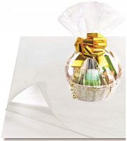 CELOFAN FOLIA DO PAKOWANIA PREZENTÓW, ŚLUB WESELE ŚWIĘTA 70x100 50 arkuszy