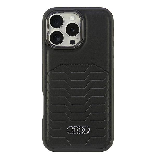 Etui Audi do iPhone 16 Pro Max, Czarny, MagSafe zdjęcie 1