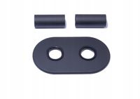 ZESTAW MASKUJĄCY ROZETA PODWÓJNA+TULEJE CZARNY