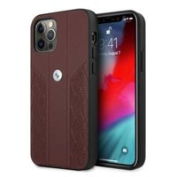 Etui BMW BMHCP12MRSPPR iPhone 12/12 Pro 6,1" czerwony/red hardcase Leather