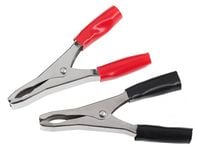 złącze krokodyl 50a czerwone - ss 0154 cze