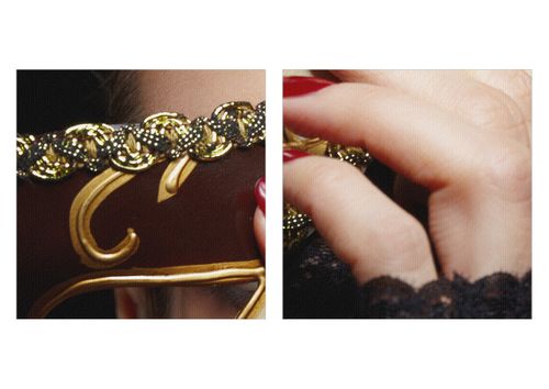 Obraz Na Płótnie - Kobieta Maska  - 120X80 Cm - Aa120X80-2680 na Arena.pl