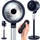 WENTYLATOR STOJĄCY UFESA CYRKULATOR OSCYLACJA 3D 3 TRYBY 70W TIMER PILOT