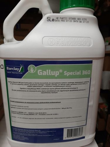 GALLUP 5L 360SL Glifosat hebicyd totalny na Arena.pl