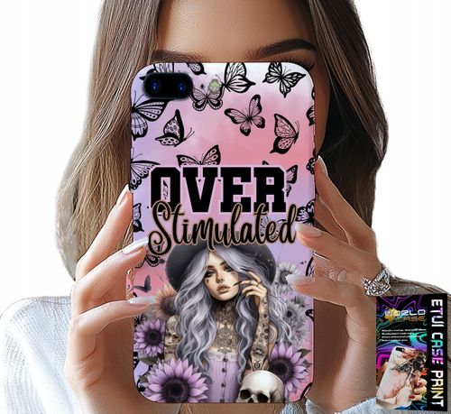 ETUI DO IPHONE ( 7 PLUS ) - OVER STIMULATED, NASTOLETNIE WZORY, CASE na Arena.pl