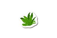 Topper toper z masy cukrowej na tort krzew zarośla trawa