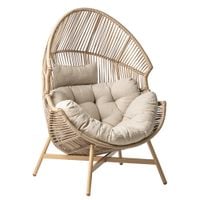 FOTEL OGRODOWY HOLAND KOKON BEŻOWY