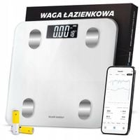 WAGA ŁAZIENKOWA ANALITYCZNA ELEKTRONICZNA SMART+ APLIKACJA PO POLSKU