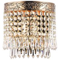 Lampa ścienna kryształowa Palace DIA890-WL-01-G crystal mosiądz