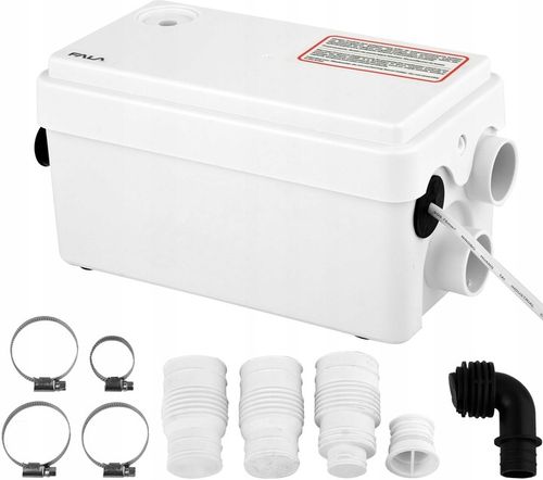 POMPA ŁAZIENKOWA PRZEPOMPOWNIA ŚCIEKÓW DO PRYSZNICA UMYWALKI 250W 80L/MIN na Arena.pl