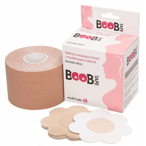 TAŚMA UNOSZĄCA BIUST MODELUJĄCA DEKOLT PUSHUP TAPING BOOB TAPE ULOTKA PL na Arena.pl