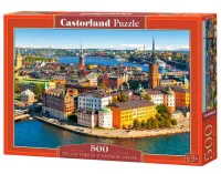 Puzzle 500 elementów. Sztokholm, stare miasto