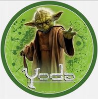 Opłatek na tort STAR WARS Gwiezdne Wojny Yoda Postać Postacie