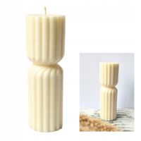 Świeca sojowa wolnostojąca dekoracyjna klepsydra prezent naturalna handmade