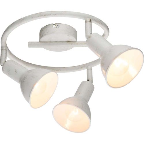 Plafon LAMPA sufitowa CALDERA 54648-3 Globo okrągła OPRAWA regulowane reflektorki namus białe na Arena.pl