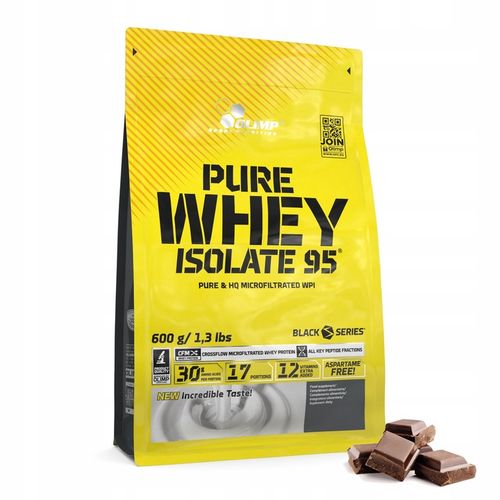 OLIMP PURE WHEY ISOLATE 95 600g IZOLAT BIAŁKA ODŻYWKA BIAŁKOWA WPI na Arena.pl
