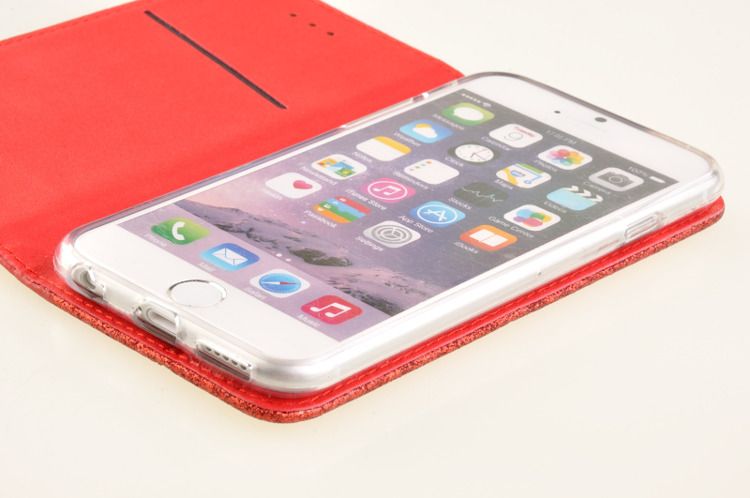 Etui Smart Brokat do APPLE iPhone 6 / 6S czerwony zdjęcie 5