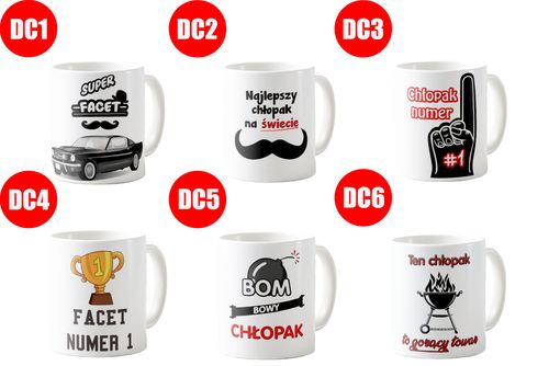 KUBEK Z NADRUKIEM IMIĘ PREZENT DZIEŃ CHŁOPAKA KOLEGI URODZINY IMIENINY na Arena.pl