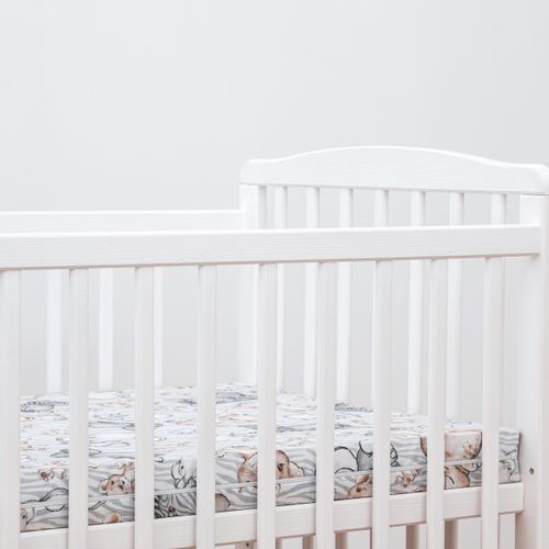 Materac do łóżeczek dziecięcych STANDARD KIDS 120x60 cm zebra i lew na Arena.pl