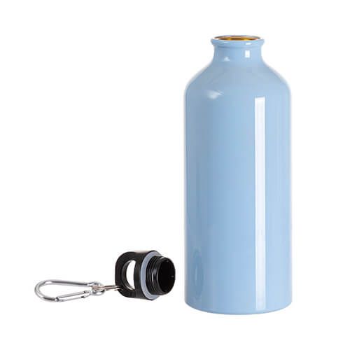 Bidon turystyczny 600 ml do sublimacji - błękitny zdjęcie 1