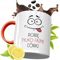 Kubek Pomarańczowy Dla Taty Dzień Taty Prezent Z Nadrukiem Ze Zdjęciem