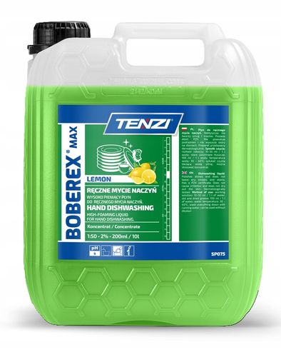 tenzi boberex max lemon 5l. płyn do mycia naczyń na Arena.pl