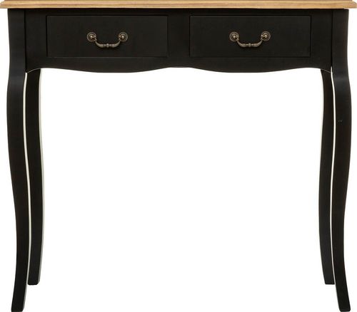 Konsola Chrysa czarna 2 szuflady na Arena.pl