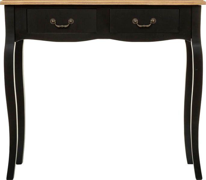 Konsola Chrysa czarna 2 szuflady zdjęcie 2