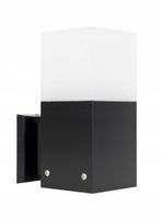 SU-MA Cube Kinkiet Zewnętrzny E27 IP44 Czarny Aluminiowy 22x10 cm