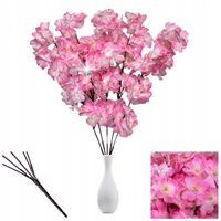 Sztuczna WIŚNIA JAPOŃSKA sztuczne kwiaty bukiet gałązki dekoracja do wazonu