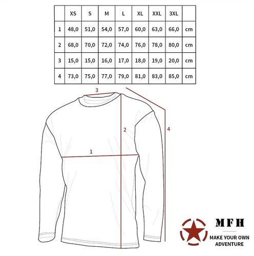 Koszulka termoaktywna Level I US oliwkowa III Gen M na Arena.pl