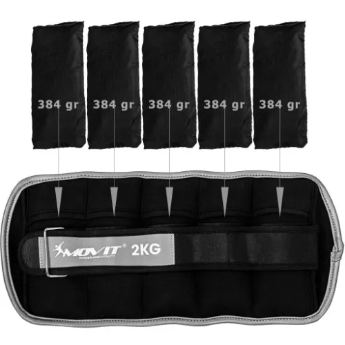 REGULOWANE OBCIĄŻNIKI NEOPRENOWE 2x 2 KG RĘCE NOGI na Arena.pl