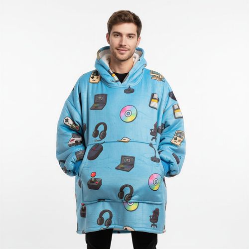 KOC BLUZA Gruba Kocobluza Oversize Futrzak XXL Męska Dla Chłopaka na Arena.pl